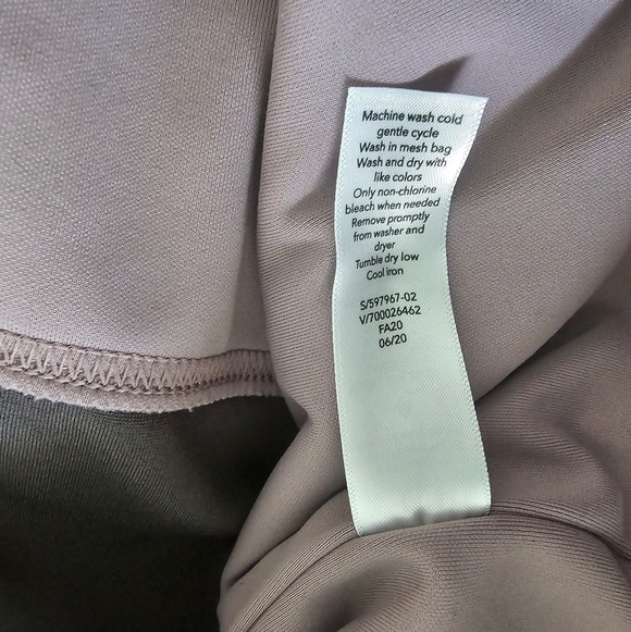 Athleta Hermosa Mock Neck Sweatshirt - shale/flora mauve - Picture 6 of 7